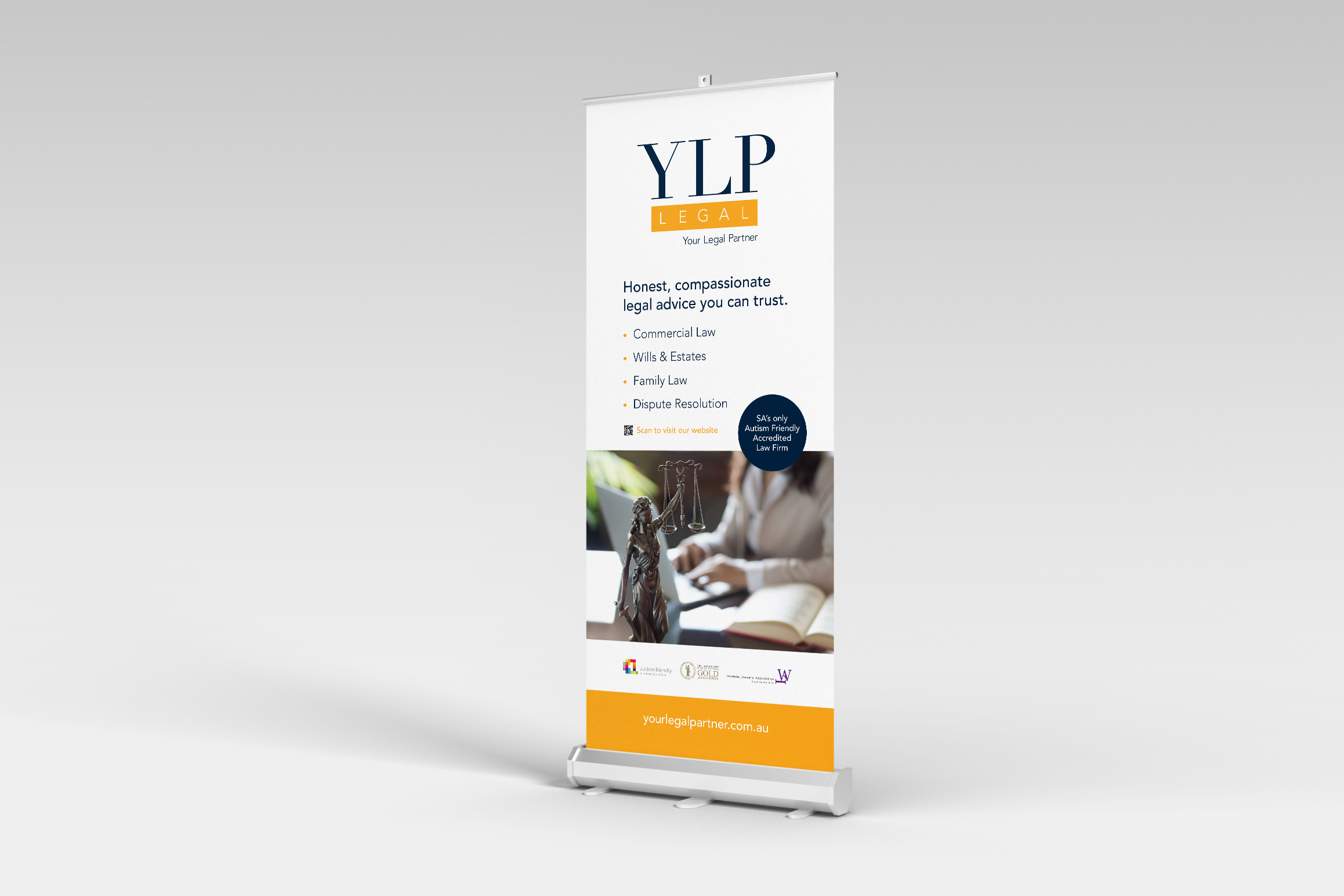 YLP Legal Pull Up Banner