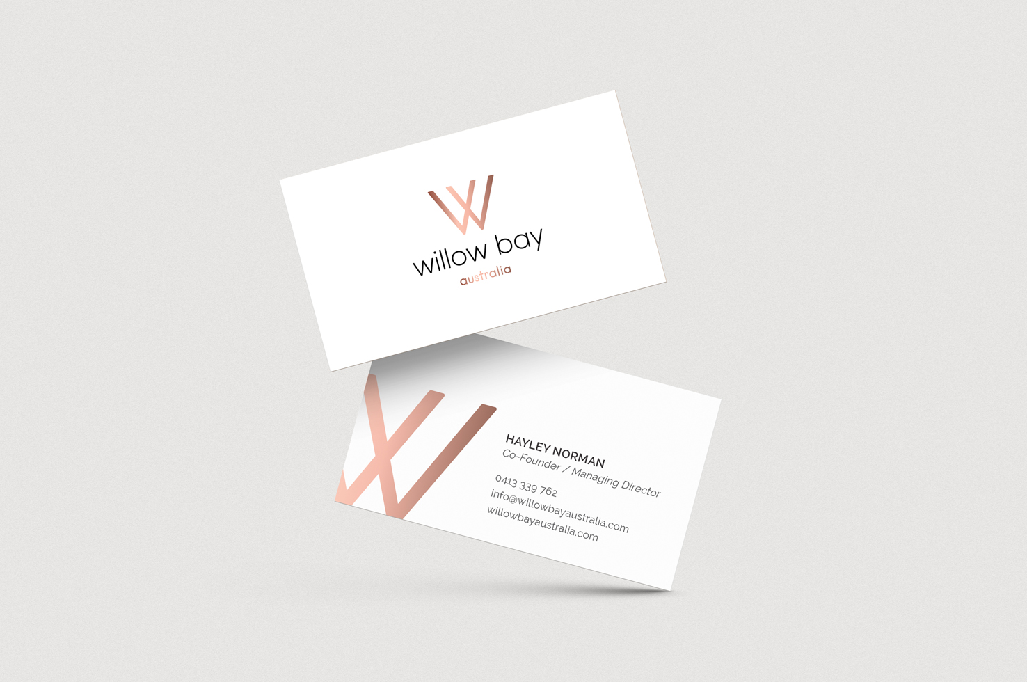 Willow Bay Business Card